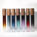 Wholesale 3ml 5ml 8ml 10ml Mini Travel Square Shape Empty Packaging Bottles Wooden Cap for Essential Oil and Perfume Containers