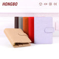 Etsy Best Seller 27 Color Saffiano Epi Leather A6 Ring Binder Organizer with 8 Pouches Zipper Document Folder