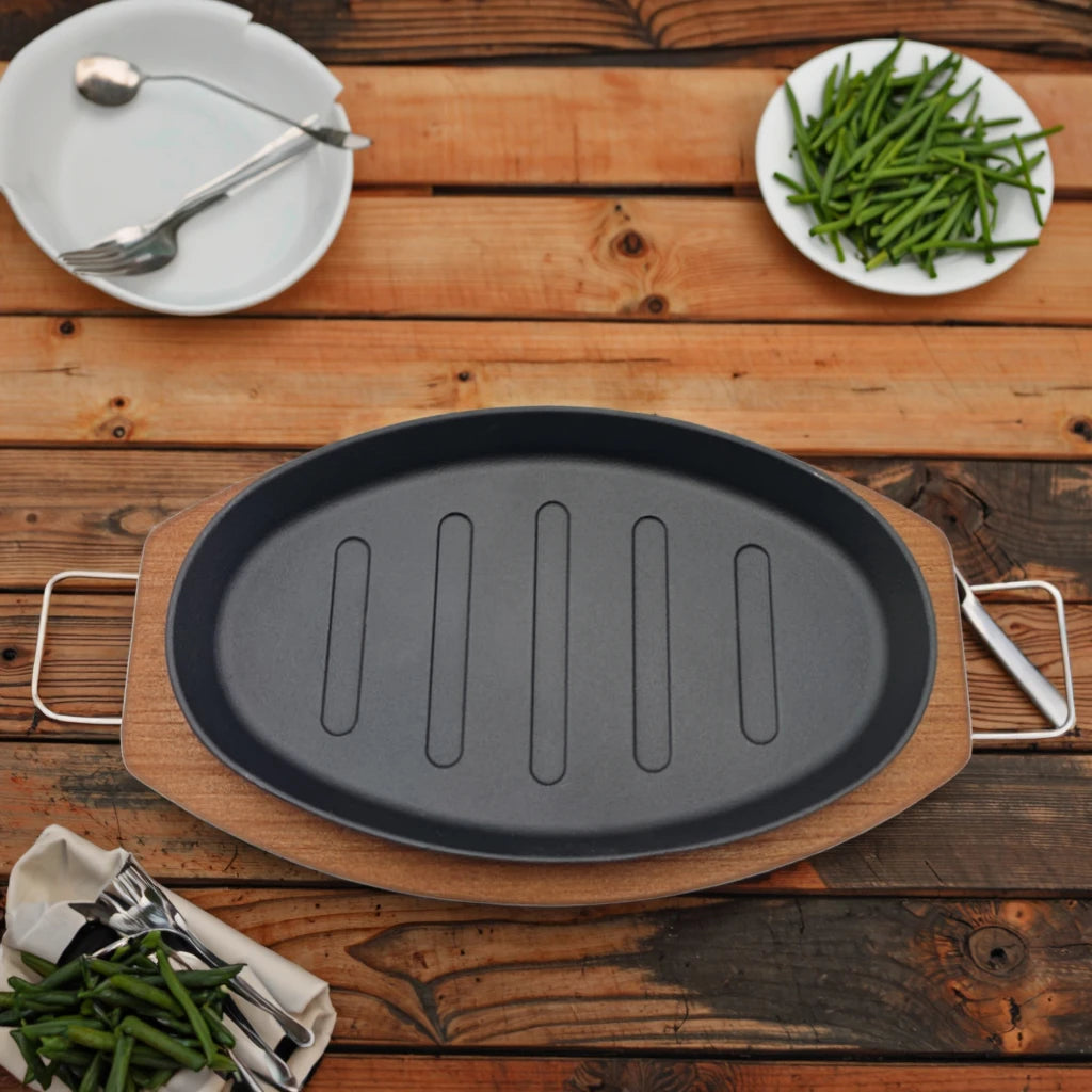 Cast Iron Roasting Pans Baking Pan for Versatile Kitchen Use