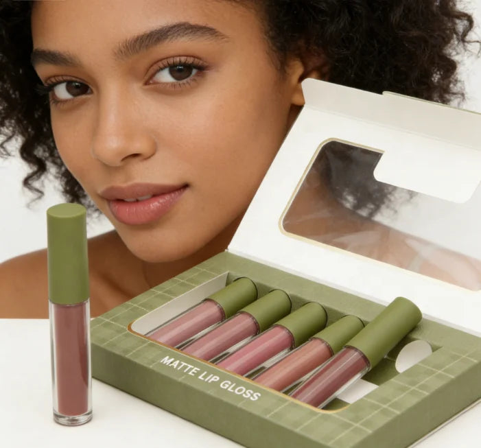 Private Label Matte Liquid Lip Gloss Set Waterproof for Makeup Gift Sets