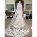 GENYA White High-quality Wedding Veils 3m Long Accessories Bridal Tulle Veils with Comb Veils
