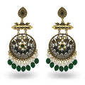 European Style French Vintage Rhinestone Pearl Ladies Weddings Rhinestones Earring