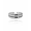 Double Layer Minimalist  Unique Band Ring Layering Ring Chunky Adjustable Ring Streetwear