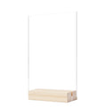 Clear Acrylic Modern Floor Standing Table Numbers 5x7 Inches 5mm Thick for Wedding Party Plaque with Holder