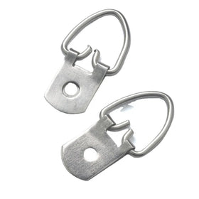 TS-K021 Iron Zinc-Finished Single Hole D-Ring Picture Frame Hangers 200 Pack Hooks