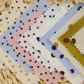 Soft Woven Baby Girls Leisure Wear 100% Cotton Cute Small Polka Dot Printed Fabric for Kids