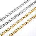 Wholesale Customized Stainless Steel 18K Gold Plated Classic Figaro Link Chain Necklace for Wedding Anniversary Party & Gift