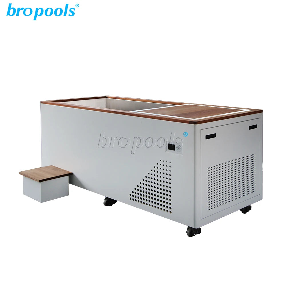 Bropool 2025 Cold Plunge Spa Tub with Chiller New Simple Design for Star Treatment and Body Recovery