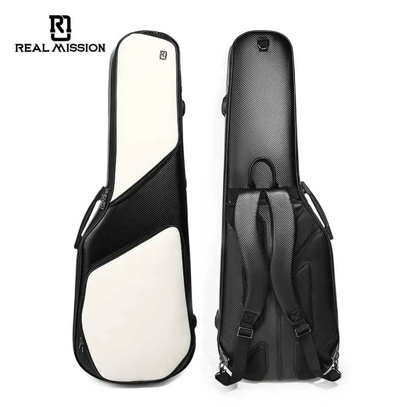 Muses1.0-E RM Rainbow Custom Waterproof PVC Leather Guitar Case Bag Factory Wholesale for Bass Electric Guitar
