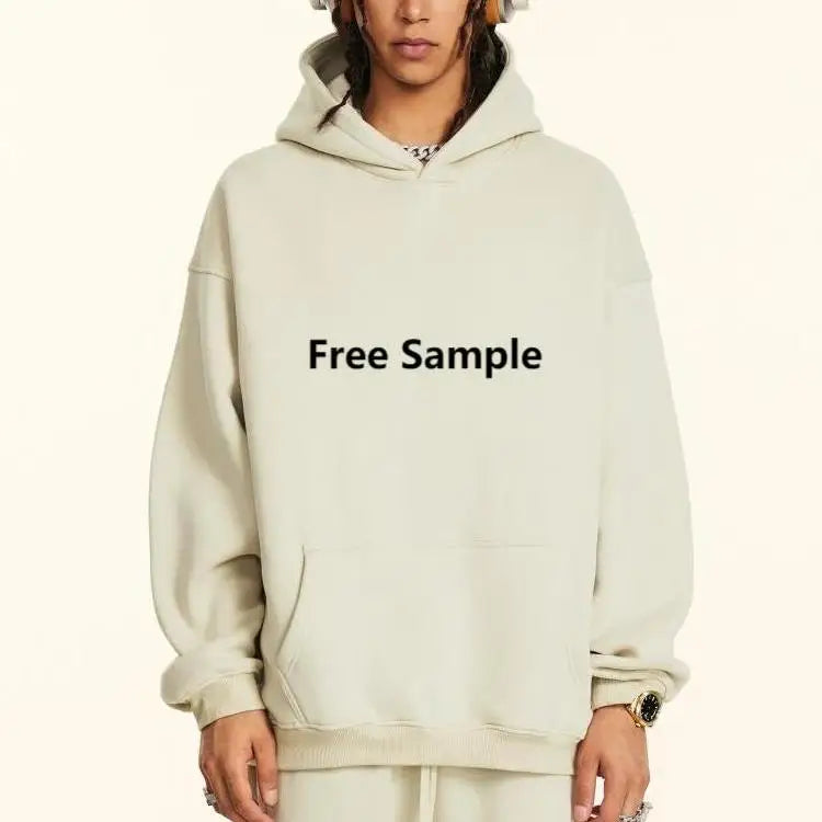 Custom Cotton Graphic Hoodie Oversized Drop Shoulder Quality Blank Heavy Thick Plain 380 400 480 Gsm Fleece Hoodie for Men