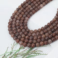 Natural Crystals Healing Stones African Red Ghost Quartzite Loose Gemstones Beads for Jewelry Making Beaded Bracelets Necklace