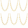 Luxury Jewelry Stainless Steel 18k Gold Plated Round Shape Necklace Gold Chain for Party