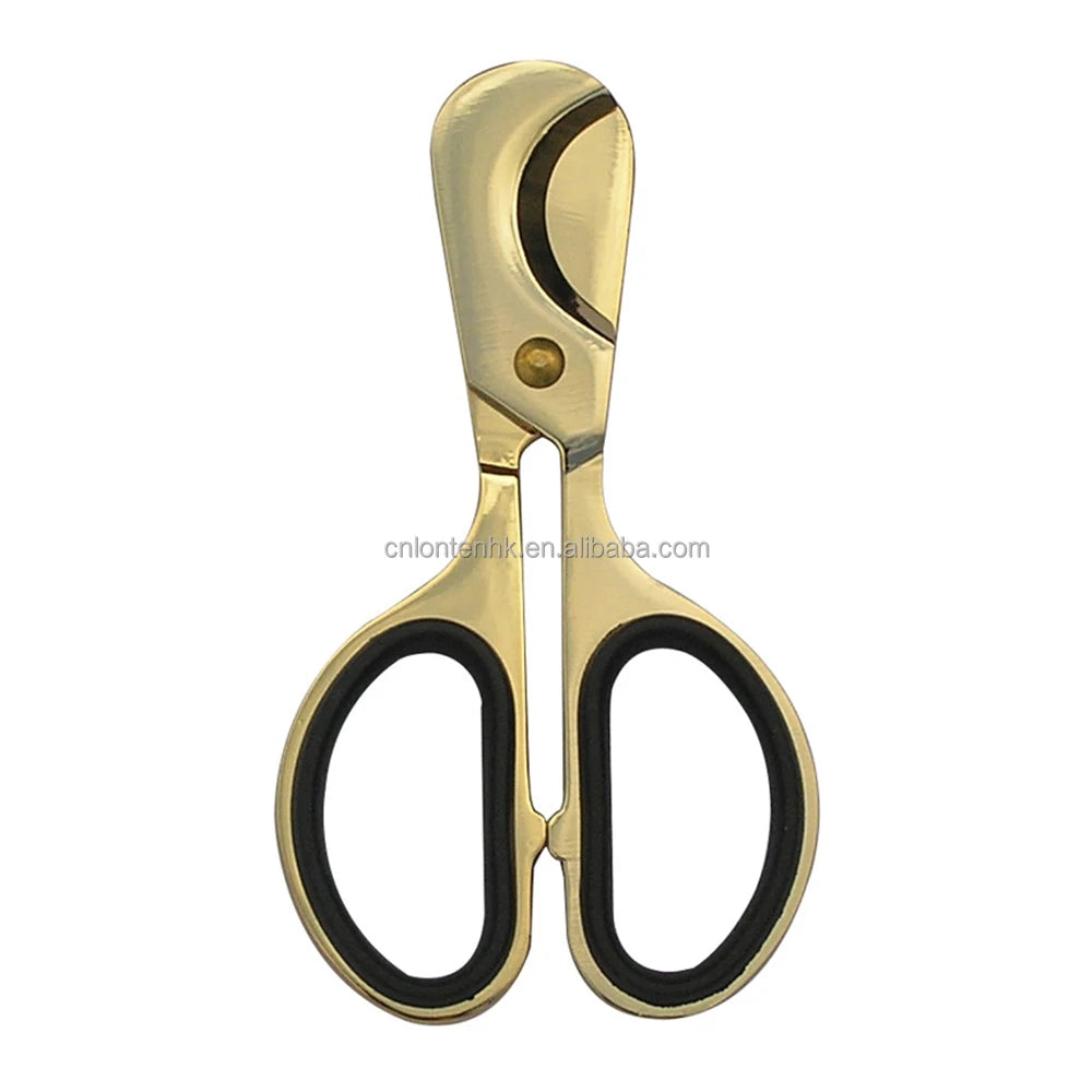 Lonten Wholesale High Quality Stainless Steel Double Blade Cigar Knife Luxury Cigar Accessories Small Portable Cigar Cutter