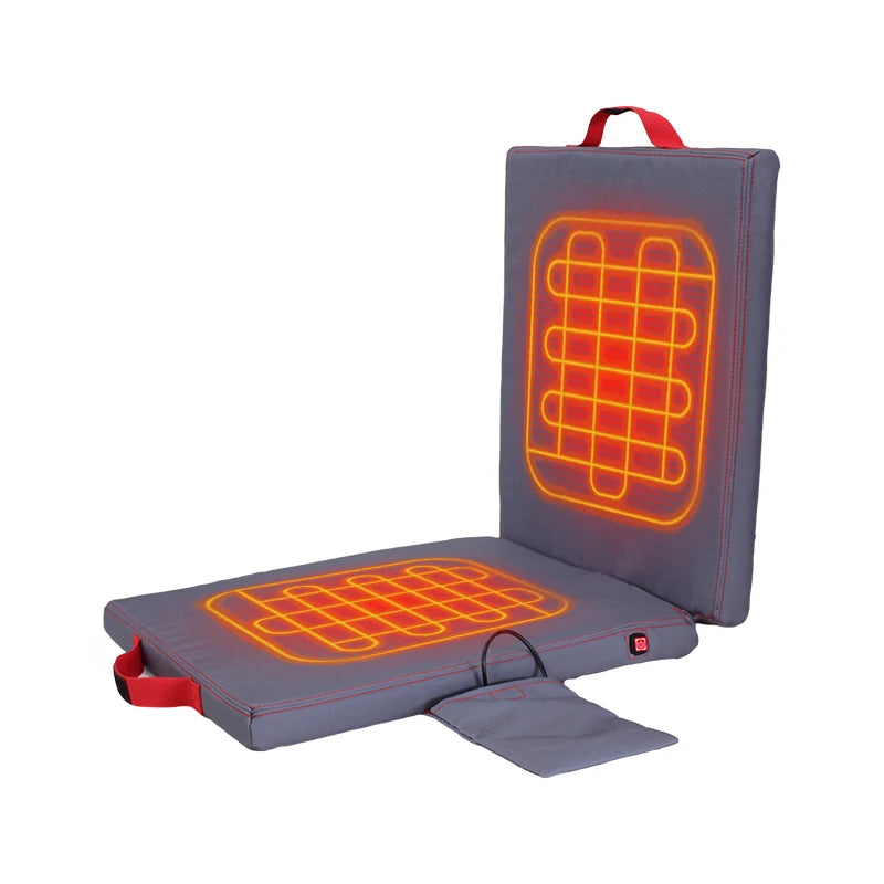 MAINIKO MNKV-SC2 USB Electric Portable Heated Seat Cushion Pad Waterproof 3 Temperature Settings Removable Washable Foam Filling
