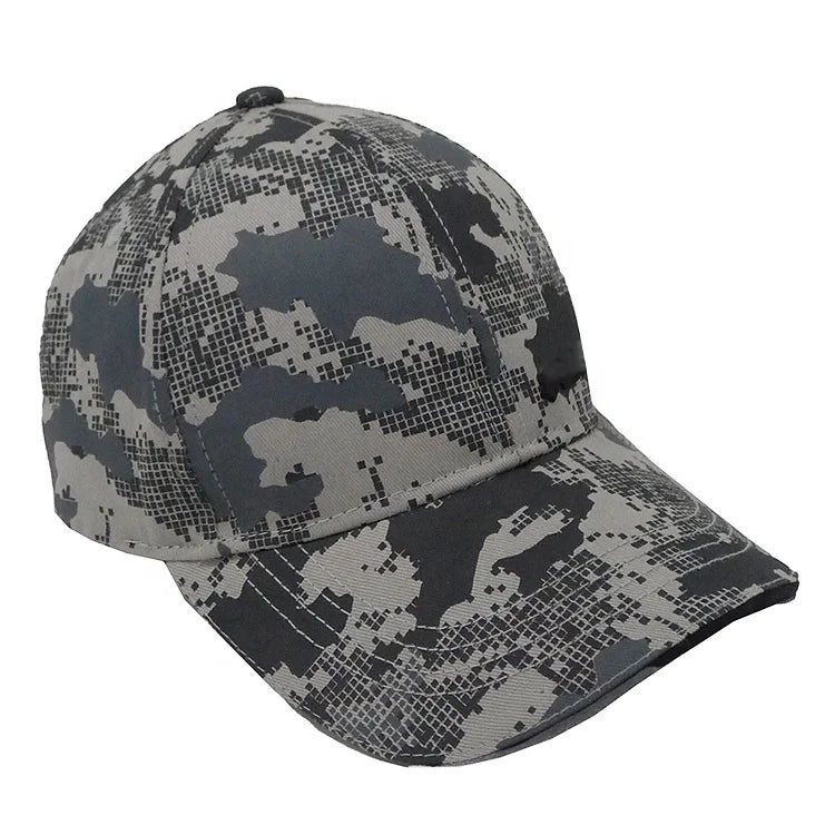 High Quality Camouflage OEM Cap Customizable Logo Baseball Hat Camo Designer Hats Distressed Sports Vintage Gorras for Men Women