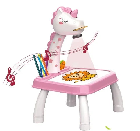 Projection Painting Toy Writing Drawing Board Children's Multi-functional Writing Board Luminous New Projection Drawing Board