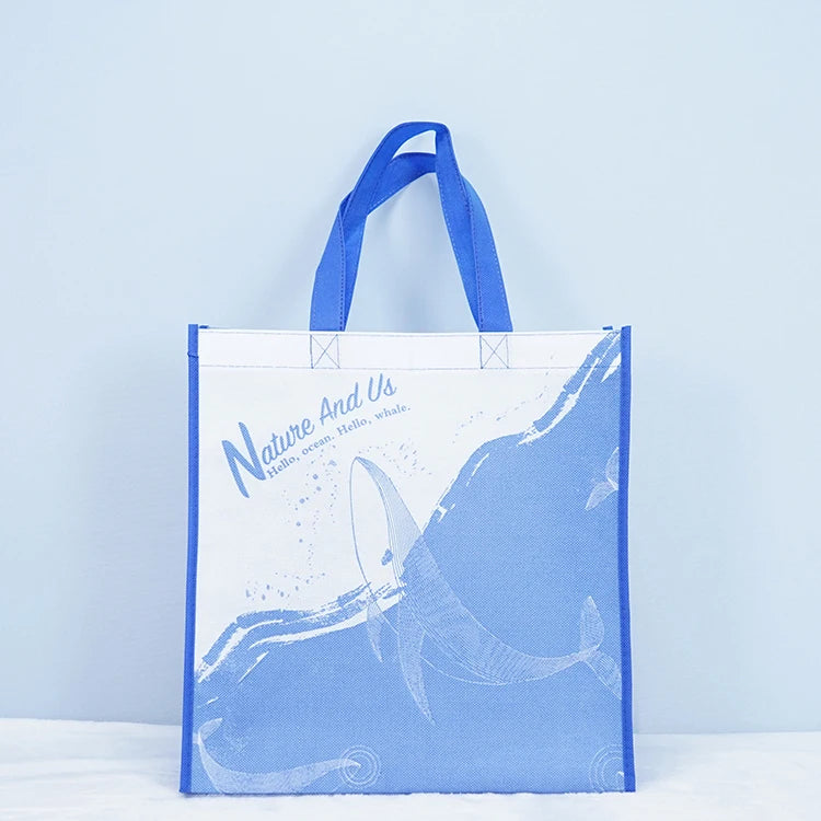 Biodegradable Eco Pla Non Woven Fabric Carry Tote Shopping Bag