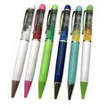 Custom Metal Floating Liquid Ballpoint Pens Fast Delivery Low MOQ 1.0mm Writing Width for Promotional Gifts
