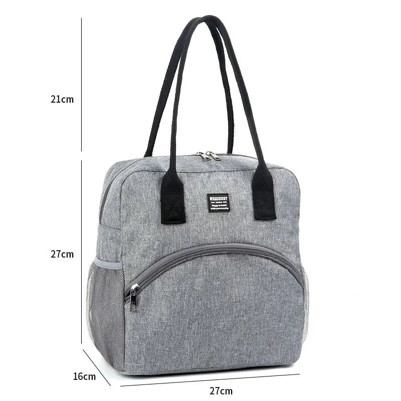 2024 Luxury Thickened Insulation Cationic Fabric Aluminum Foil Camping Refrigerated Travel Picnic Bags 2 Persons Unisex 0.16kg