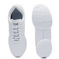 Modern Leather Children's Dance Sneakers Competitive Latin Gymnastics Cheerleading Jazz Shoes in White & Black Line Dance Shoes