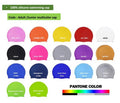 GD Custom Logo Silicone Swimming Caps Waterproof Adult Junior Kids' Hat for Sports and Recreation