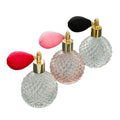 Wholesale Vintage Pattern 100ml Pineapple Shape Luxury Unique Round Perfume Bottle Perfume Glass Bottle