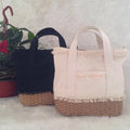 Wholesale Large Canvas Straw Hand Crocheted Beach Shopping Shoulder Bag Handbag Tote Bag with Removable Leather Handle