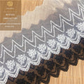 Direct Off-the-Shelf Water Soluble Polyester Silk Mesh Lace Fabric for Shoes Garments Bags Embroidery Flowers Lace Accessories MegaBDM