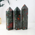 Wholesale Natural African Dragon Blood Stone Crystal Point Tower Ornament Home Decor