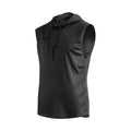 Wholesale Summer Loose Fitness Bodybuilding Muscle Vest Cooling Men Sleeveless Gym Hooded Vest MegaBDM