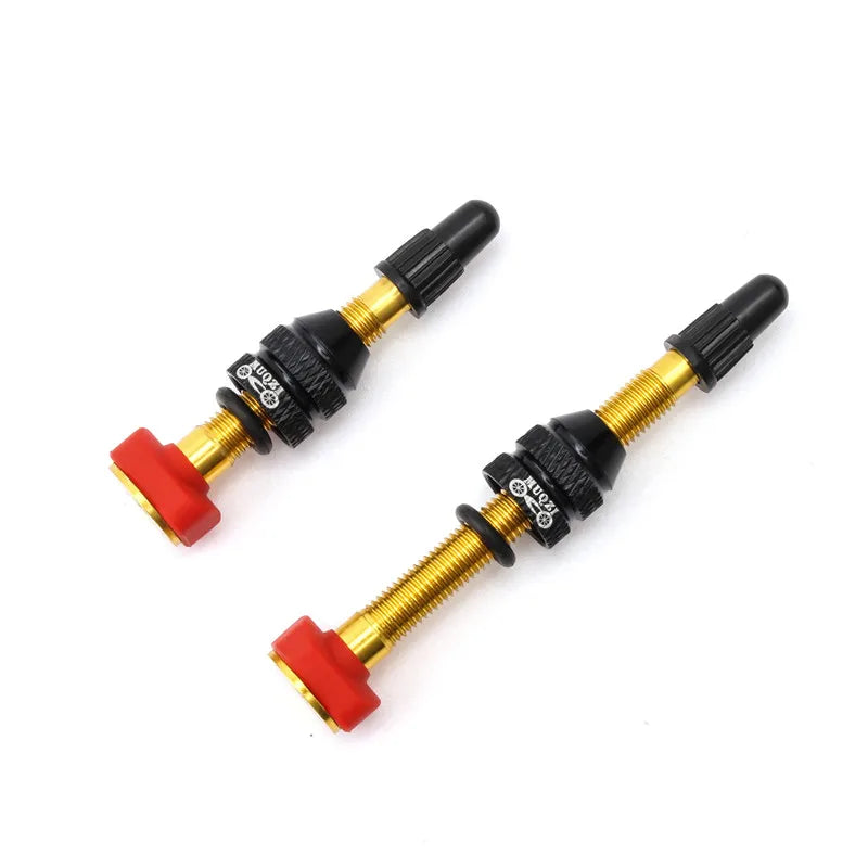 MUQZI MTB Road Bicycle Tubeless Valve 40mm 60mm Aluminum Alloy Tubeless Tire F/V Presta Valve Stem