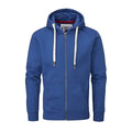 Winter 350GSM Fleece Unisex Men's Thick Oversized Blank Custom Graphic Printing Cheap Blue 100% cotton Zip Up Zipper Hoodie