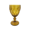 Wedding Party European Relief Amber Tumbler Vintage Goblets
