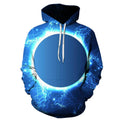 Wholesale Custom Logo Athletic Hoodie for Men 3D Printed Anti-Shrink Sublimation Knitted Hoodie