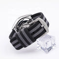 LAIHE New Listing Fashionable Quick Release Elastic 20mm 22mm Nylon Watch Band Adjustable Strap with Charm