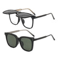 New TR90 Magnets Cover Mirror Fashion Sunglasses UV400 Polarized Lens Full Frame Flip Eyeglasses for Women Outdoor Sports 8190