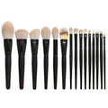 Professional Top Quality Natural Fiber Anmor Makeup Brush Set 15