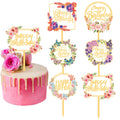 Flower Butterfly Shape Acrylic Cake Cupcake Topper Cake Decoration