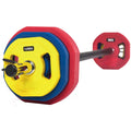 Factory Wholesale Gym Machine Equipment 20 KG Coloured TPU Barbell Set