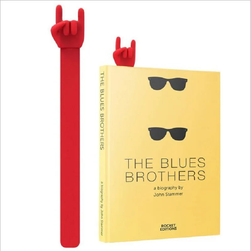 Wholesale Unique Creative 3D Shape Reading Book Tool Silicone Bookmark with Finger