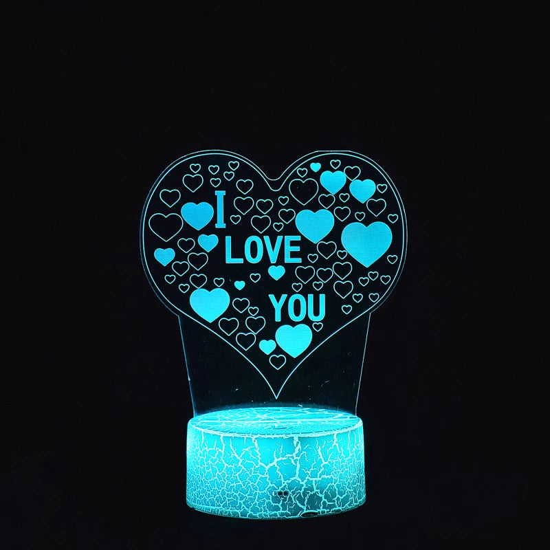 New Product Ideas 2021 Doraemon 7 Color 3 D Night Light  Valentine's Day  Gifts  Child Gift San Valentin Gift