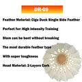 DunRun DR-09 Super Durable Cigu Duck Single Side Feather Club Tournament and Training Shuttle Custom Badminton Shuttlecock