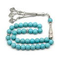 CJ Customizable 10mm Original Design Turquoise Muslim High Quality Religious Gift Rosary Bracelet with Beads