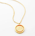 Custom Muslim Stainless Steel 18K Gold Plated Islamic for Square Gemstone Clavicle Chain Necklace Arab Allah Religious