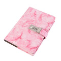 Custom Notebook A5 Marble Notebook Binder Pu Leather Cover Code Lock Journal Diary Planners Notebook with Insert Papers