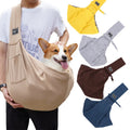 Small Pet Dog Shoulder Crossbody Bag Sling Carrier Breathable Travel Safe Cat Carry Bag Portable Oxford Material Large Capacity