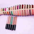 Wholesale Cosmetic Products Lipstick Balm Container logo Eco-friendly Customizable Waterproof Metallic Liquid Lipstick
