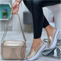 Women's Fashion Sneakers Flat Shoes Socks Shoes Lady Sport Shoes for Running