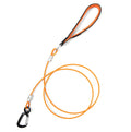 Durable Braided Steel Wire and Polyester Cable Rope Lead Leash with Personalized Comfortable Handle for Chewers Teething Dogs