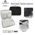Tablet Sleeve Case 11inch for IPad Air 11 M2 M3 IPad Air 10.9 Magic Keyboard Multi Pocket Shockproof Tablet Sleeve BagBlack